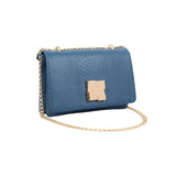 Leuxor Blue Leather handbag