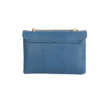 Leuxor Blue Leather handbag